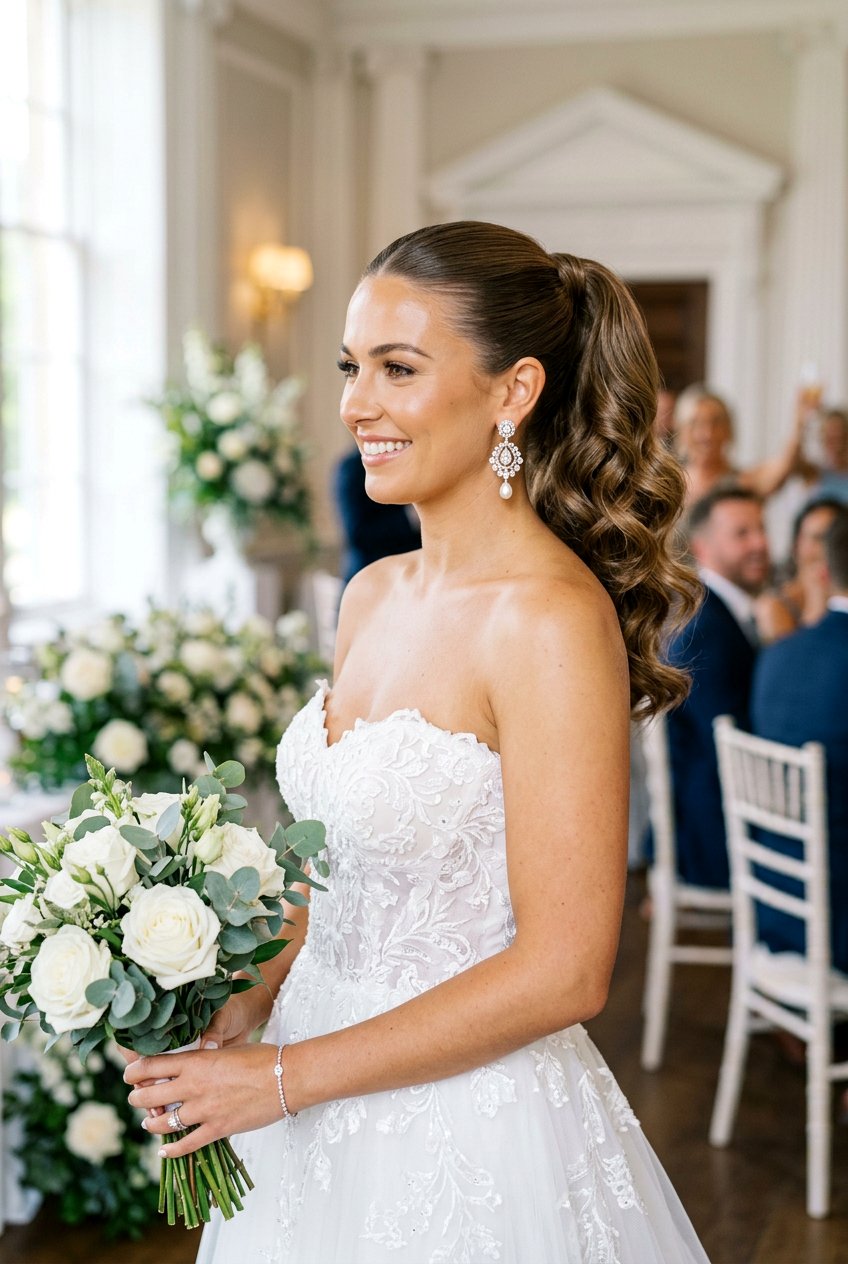 High Ponytail Wedding Hair - 20 wedding season hairstyles - 20 wedding season hairstyles