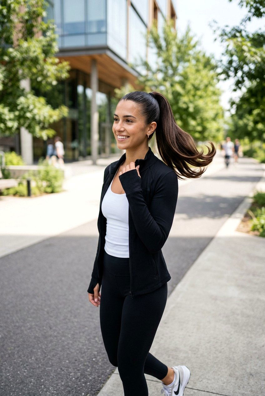 High Ponytail With Flipped Ends - 20 flipped ends hairstyle - 20 flipped ends hairstyle