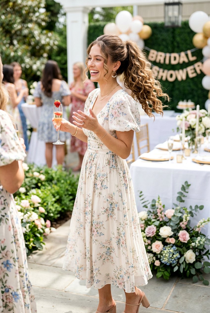 High Ponytail With Loose Curls - 20 bridal shower ponytail with curls - 20 bridal shower ponytail with curls