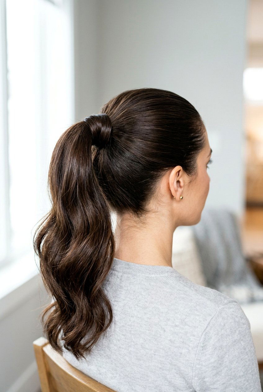 High Ponytail With Wrap - 20 high ponytail hairstyles - 20 high ponytail hairstyles