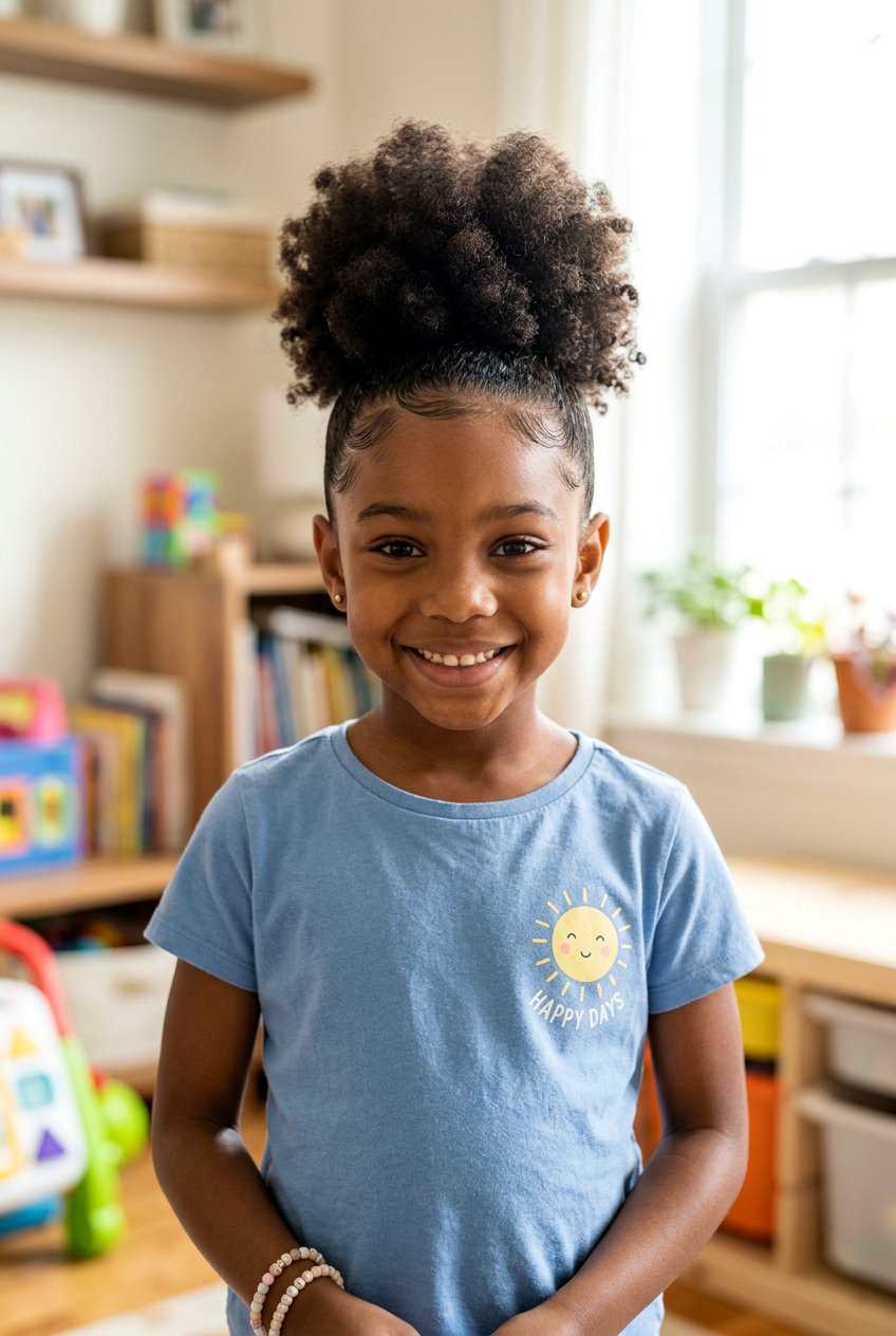 High Puff For Little Girls - 20 natural puff styles for little girls - 20 natural puff styles for little girls