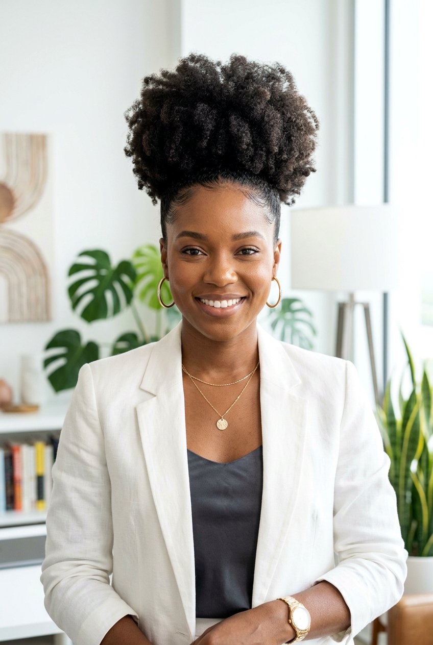 High Puff Natural Hair - 20 graduation hairstyles for natural hair - 20 graduation hairstyles for natural hair