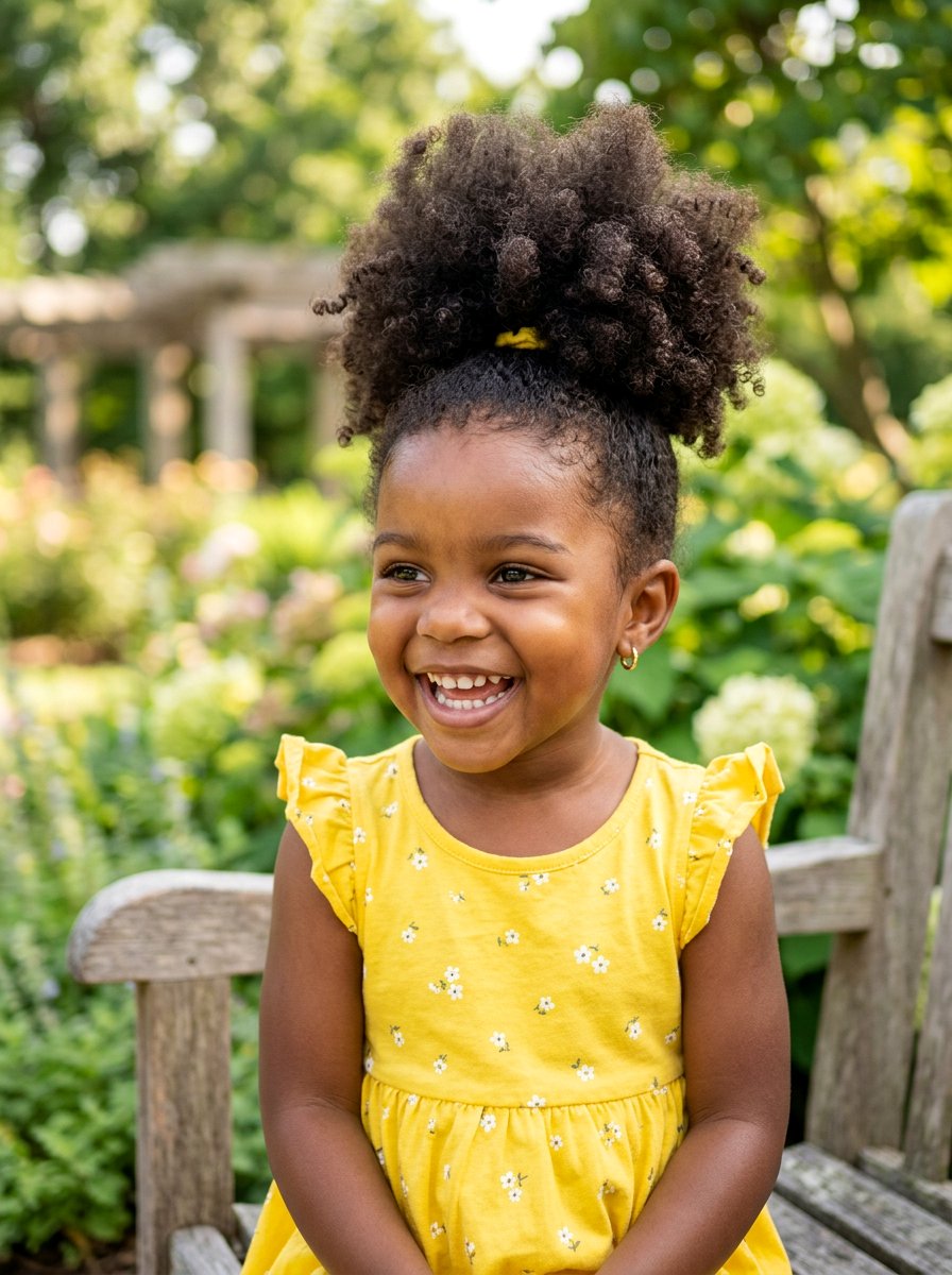 High Puff Ponytail - 20 toddler puff ponytail styles - 20 toddler puff ponytail styles