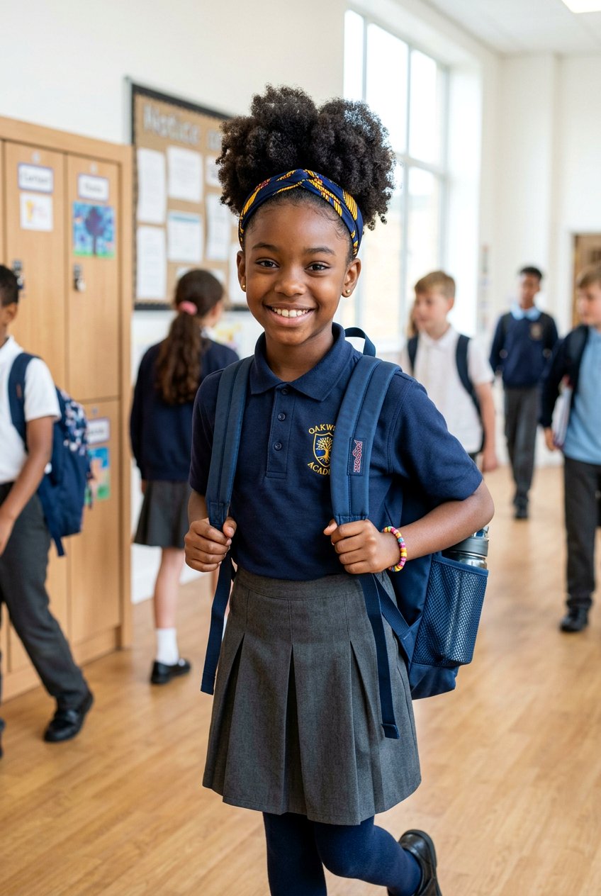 High Puff School Protective Look - 20 school protective styles for black girls - 20 school protective styles for black girls