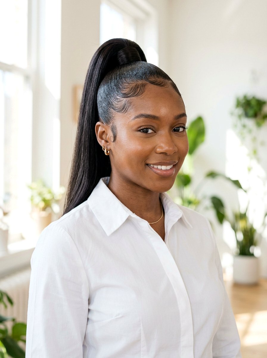 High Sleek Ponytail For Black Women - 20 sleek ponytail for black women - 20 sleek ponytail for black women