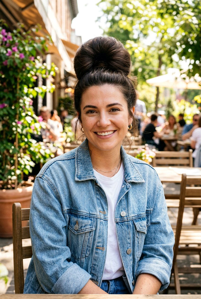 High Sock Bun - 20 mom quick grocery run bun - 20 mom quick grocery run bun