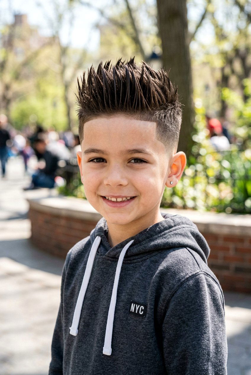 High Taper Fade With Spiky Hair - 20 little boy haircut with taper fade - 20 little boy haircut with taper fade