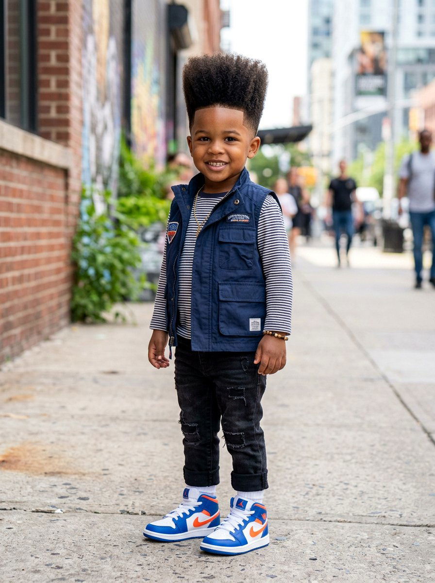 High Top Afro - 20 toddler afro haircut ideas - 20 toddler afro haircut ideas