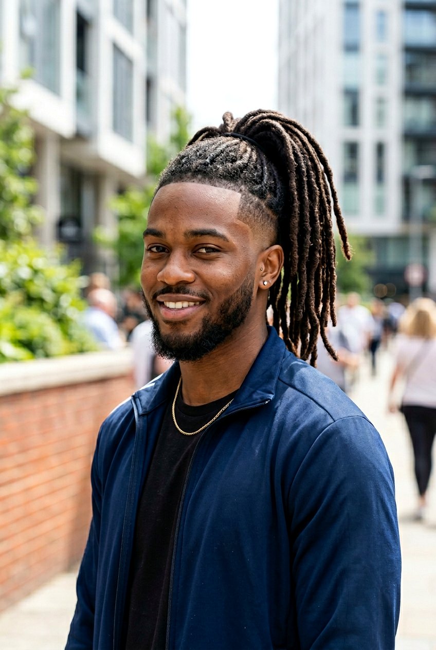 High Top Dread Ponytail With Fade - 20 high top dreads haircut - 20 high top dreads haircut