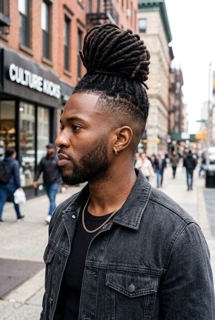 High Top Dreadlocks - 20 dreadlock styles for black men - 20 dreadlock styles for black men