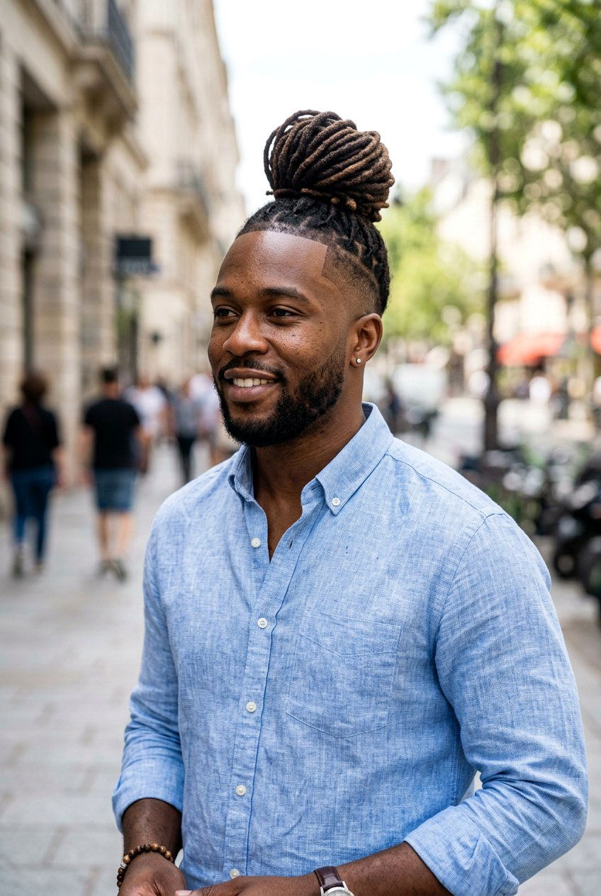 High Top Dreads In A Bun - 20 high top dreads haircut - 20 high top dreads haircut