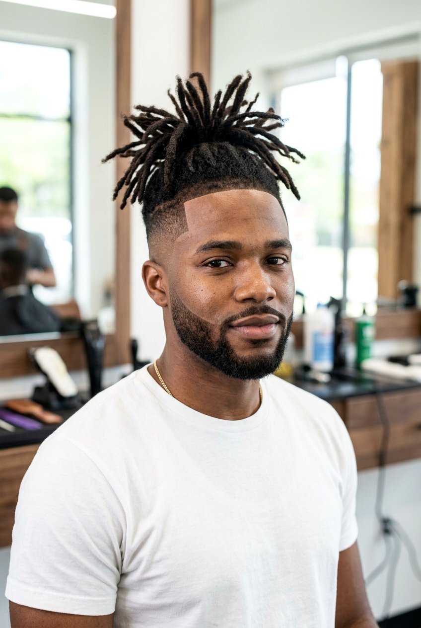 High Top Dreads With Line Up - 20 high top dreads haircut - 20 high top dreads haircut