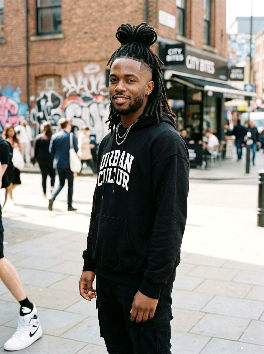 High Top Dreads - 20 shoulder length dreads for men - 20 shoulder length dreads for men