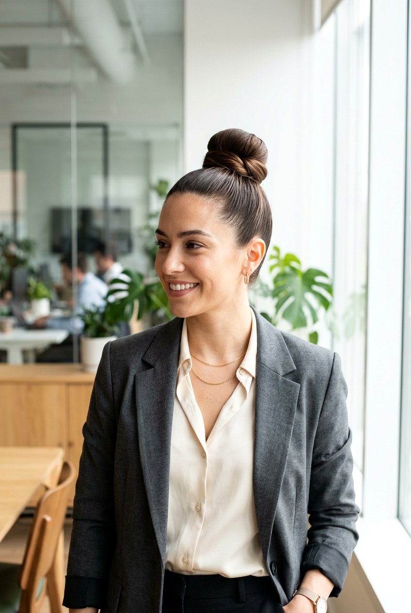 20 Chic Work Hairstyle for Humid Weather to Survive the Day