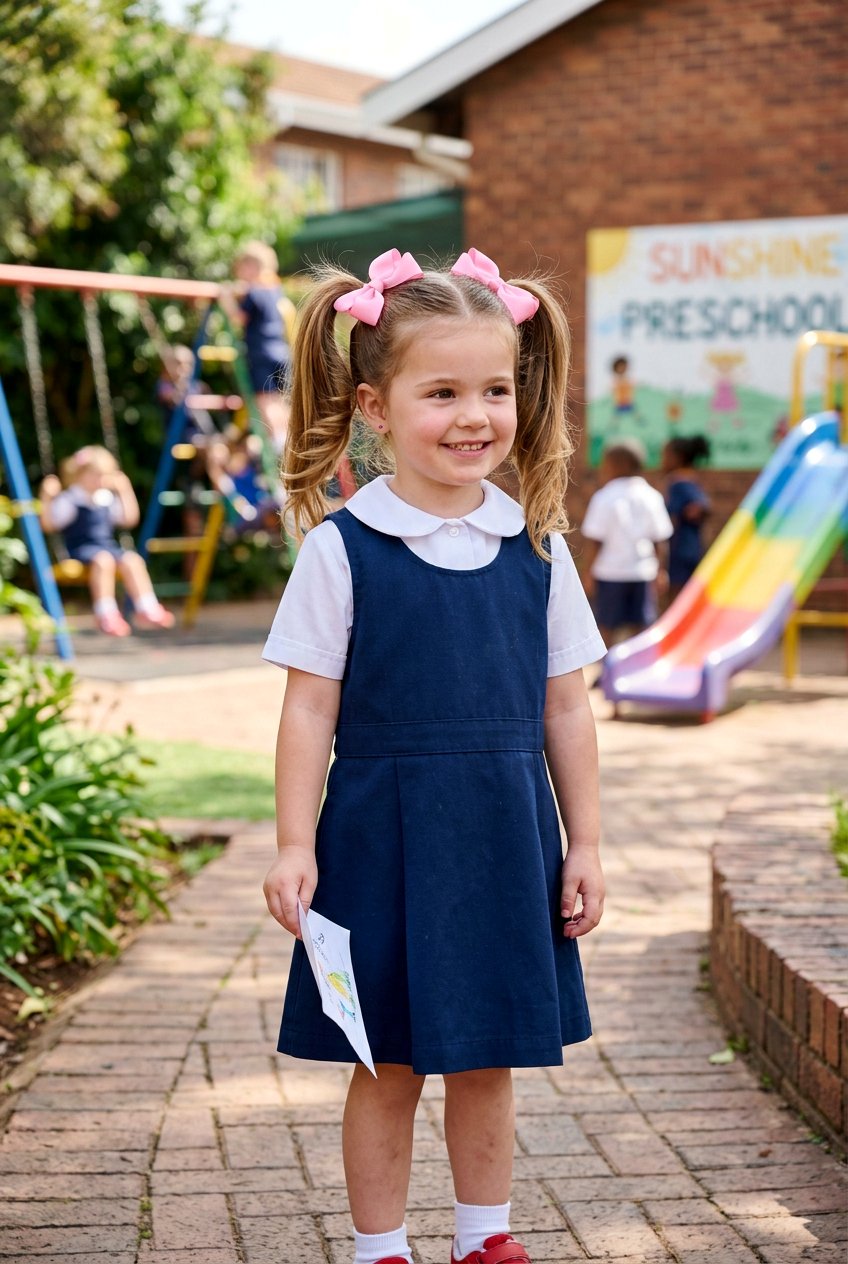 High Twin Ponytails - 20 easy school hairstyle for preschool girls - 20 easy school hairstyle for preschool girls