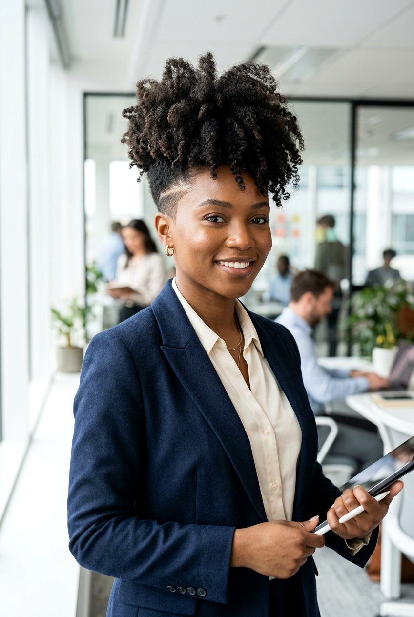 High Volume Curly Tapered Cut - 20 black women curly tapered cut ideas - 20 black women curly tapered cut ideas