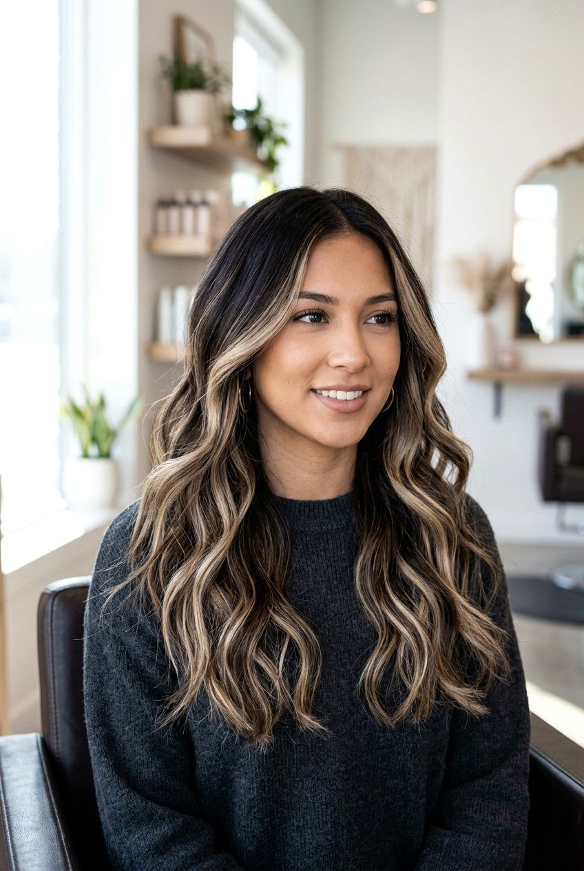 High contrast espresso balayage - 20 espresso balayage hair - 20 espresso balayage hair