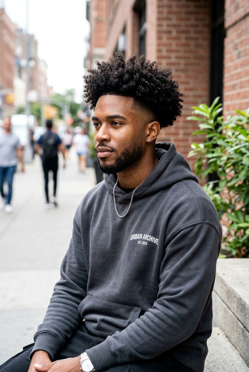 High curly taper fade - 20 curly taper fade for men - 20 curly taper fade for men