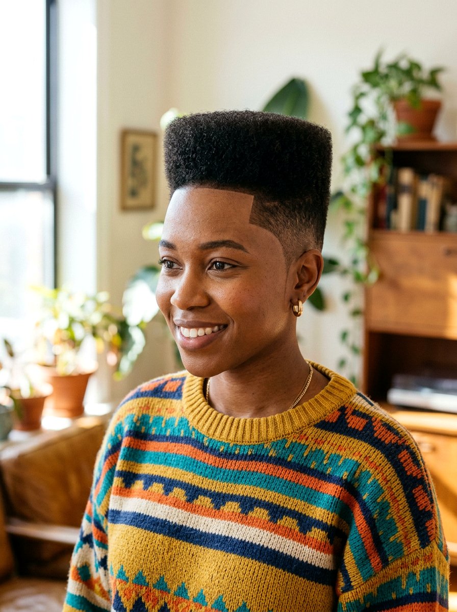 High top fade natural hair - 20 undercut natural hairstyle women - 20 undercut natural hairstyle women