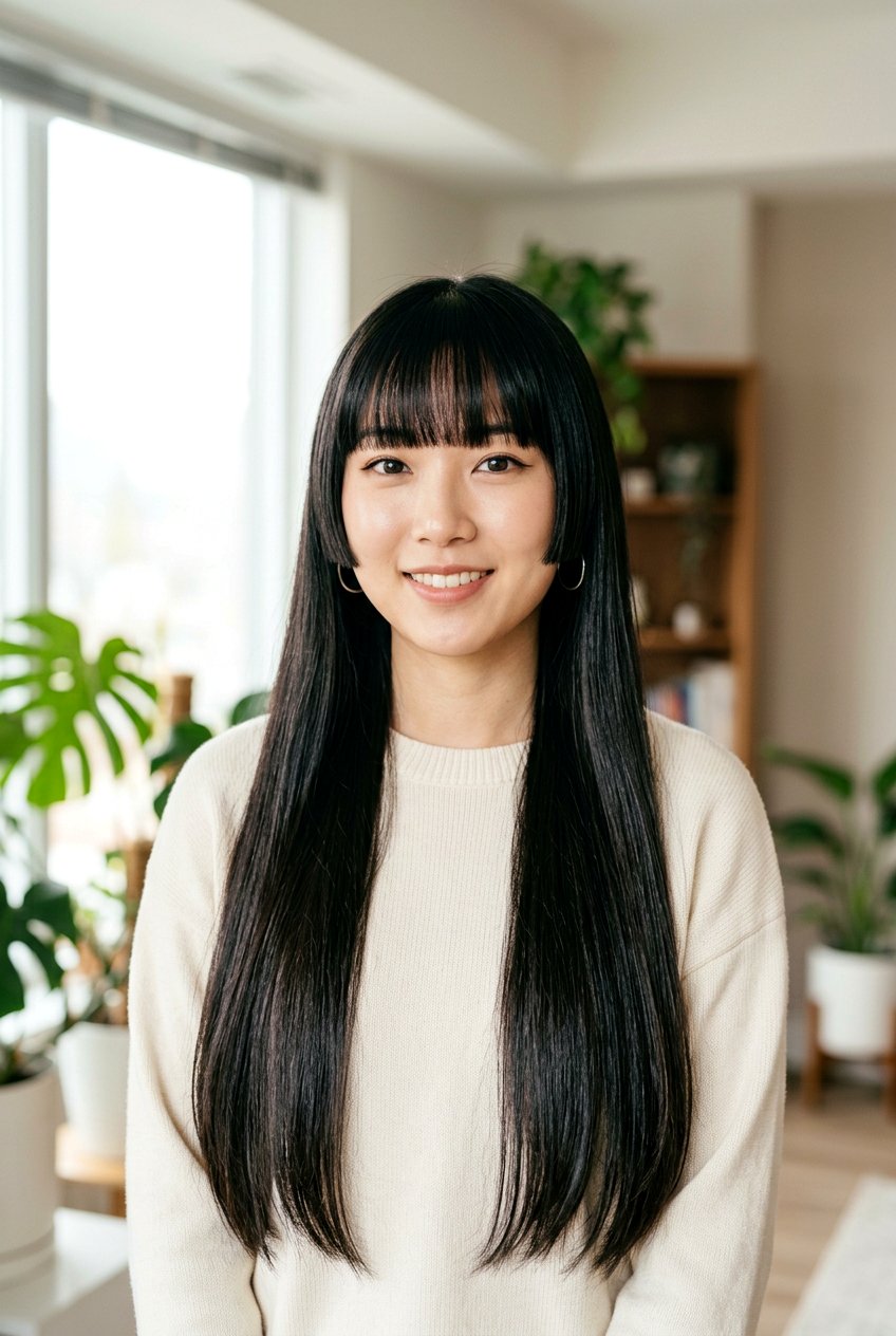 Hime Cut - 20 korean hairstyles for women - 20 korean hairstyles for women