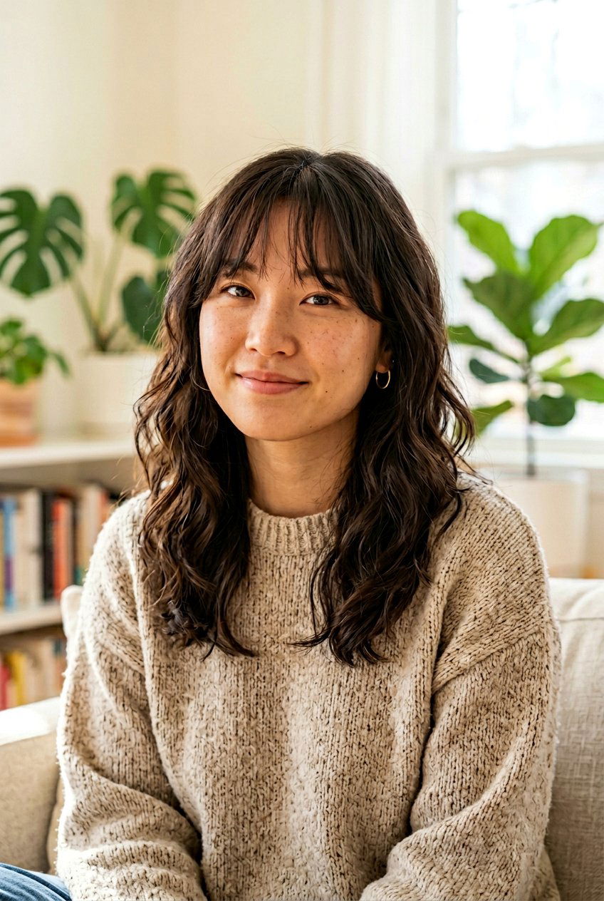 Hime Cut With Curtain Bangs For Wavy Hair - 20 hime cut with curtain bangs - 20 hime cut with curtain bangs