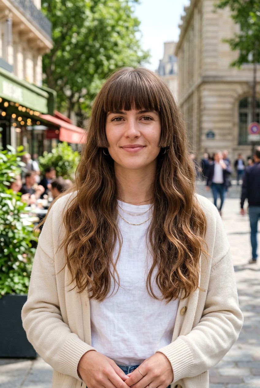 Hime Cut With Long Hair And Wavy Hair - 20 hime cut with long hair - 20 hime cut with long hair