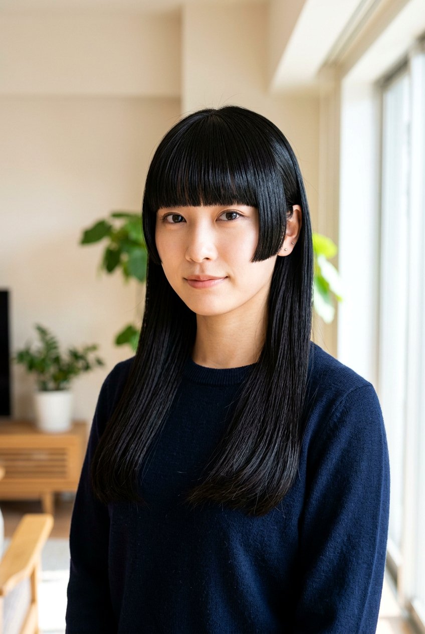 Hime Cut - 20 japanese hairstyles for women - 20 japanese hairstyles for women