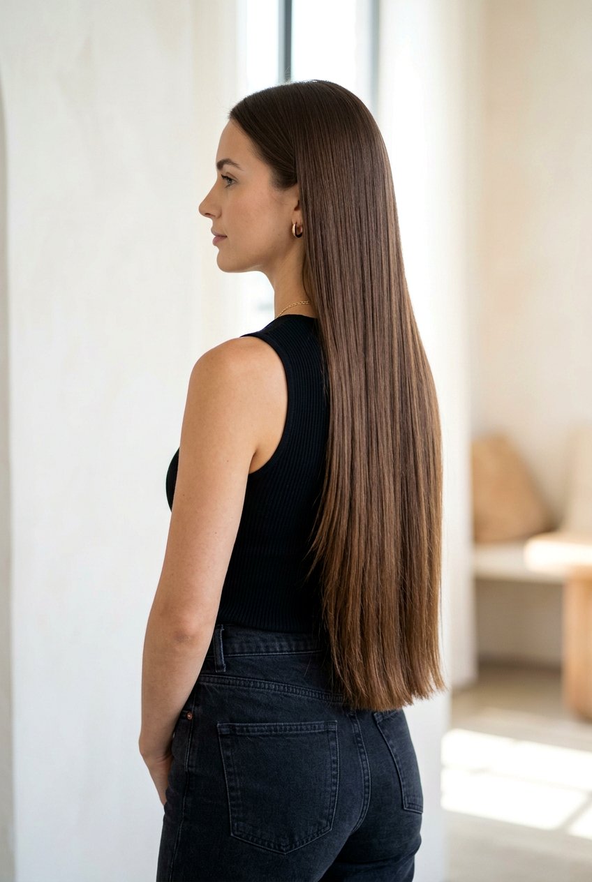 Hip Length Haircut With Long Layers And Blunt Ends - 20 hip length haircut with long layers - 20 hip length haircut with long layers