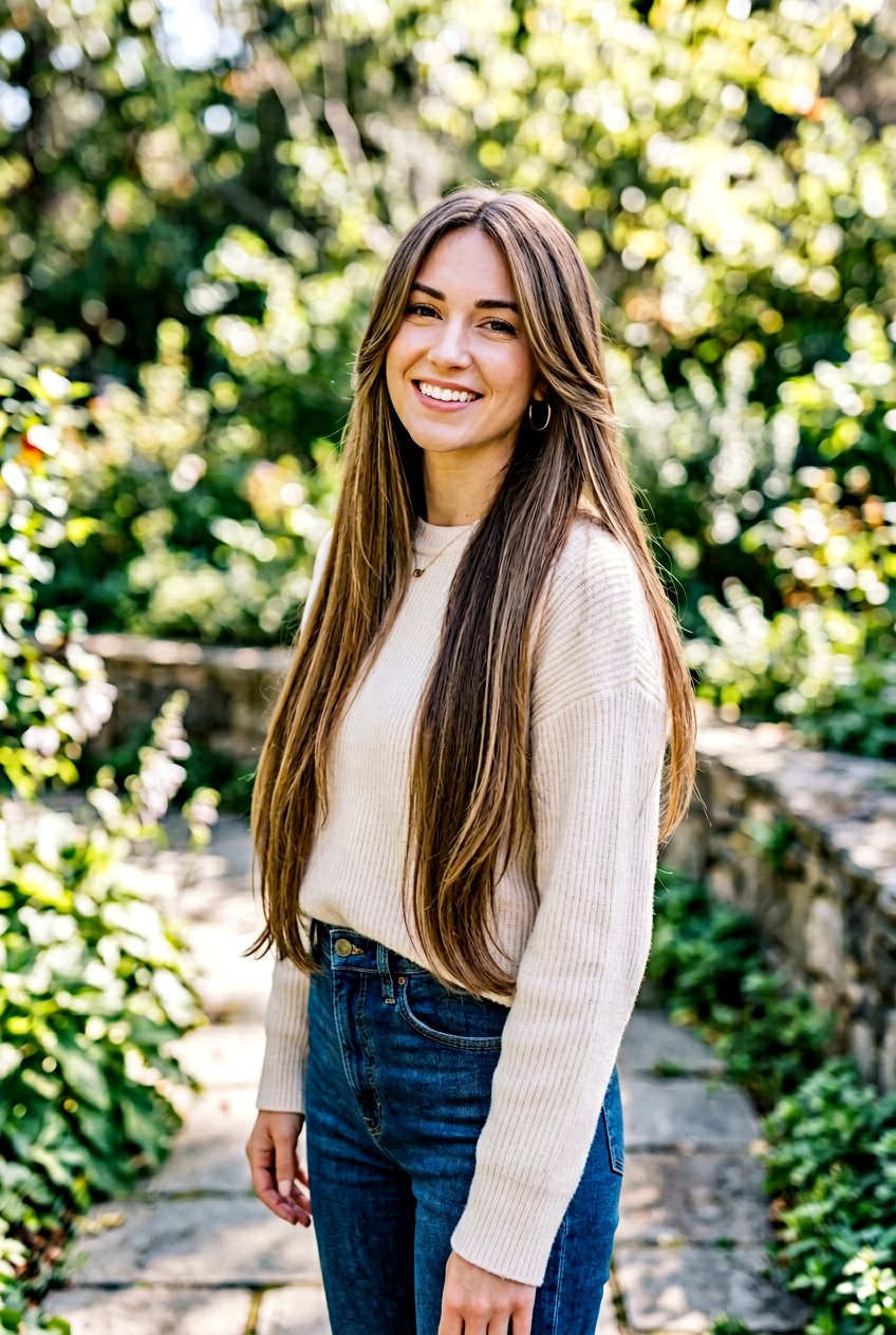 Hip Length Haircut With Long Layers And Soft Face Framing - 20 hip length haircut with long layers - 20 hip length haircut with long layers