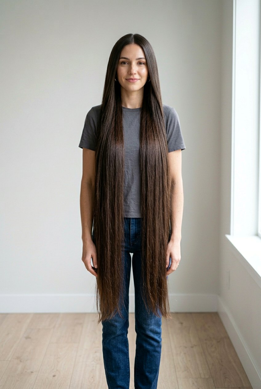 Hip Length Haircut With Long Layers And Straight Finish - 20 hip length haircut with long layers - 20 hip length haircut with long layers