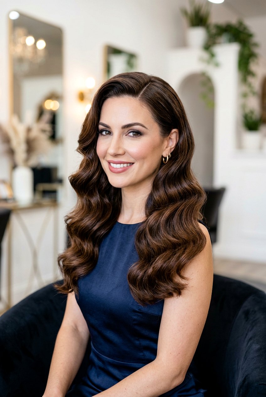 Hollywood Waves - 20 bridesmaid hairstyles - 20 bridesmaid hairstyles