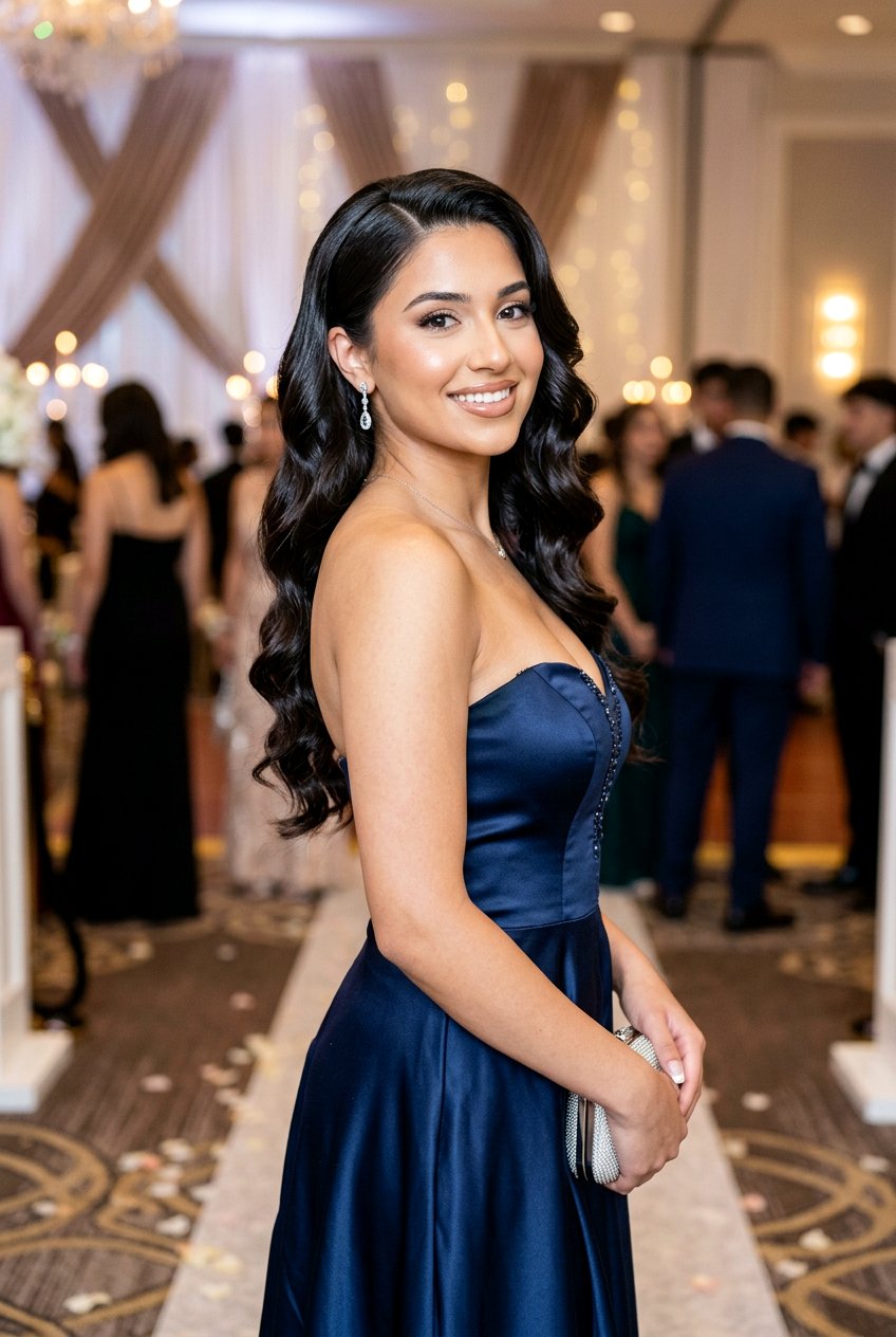 Hollywood Waves Hoco Hairstyle - 20 hoco hairstyles - 20 hoco hairstyles