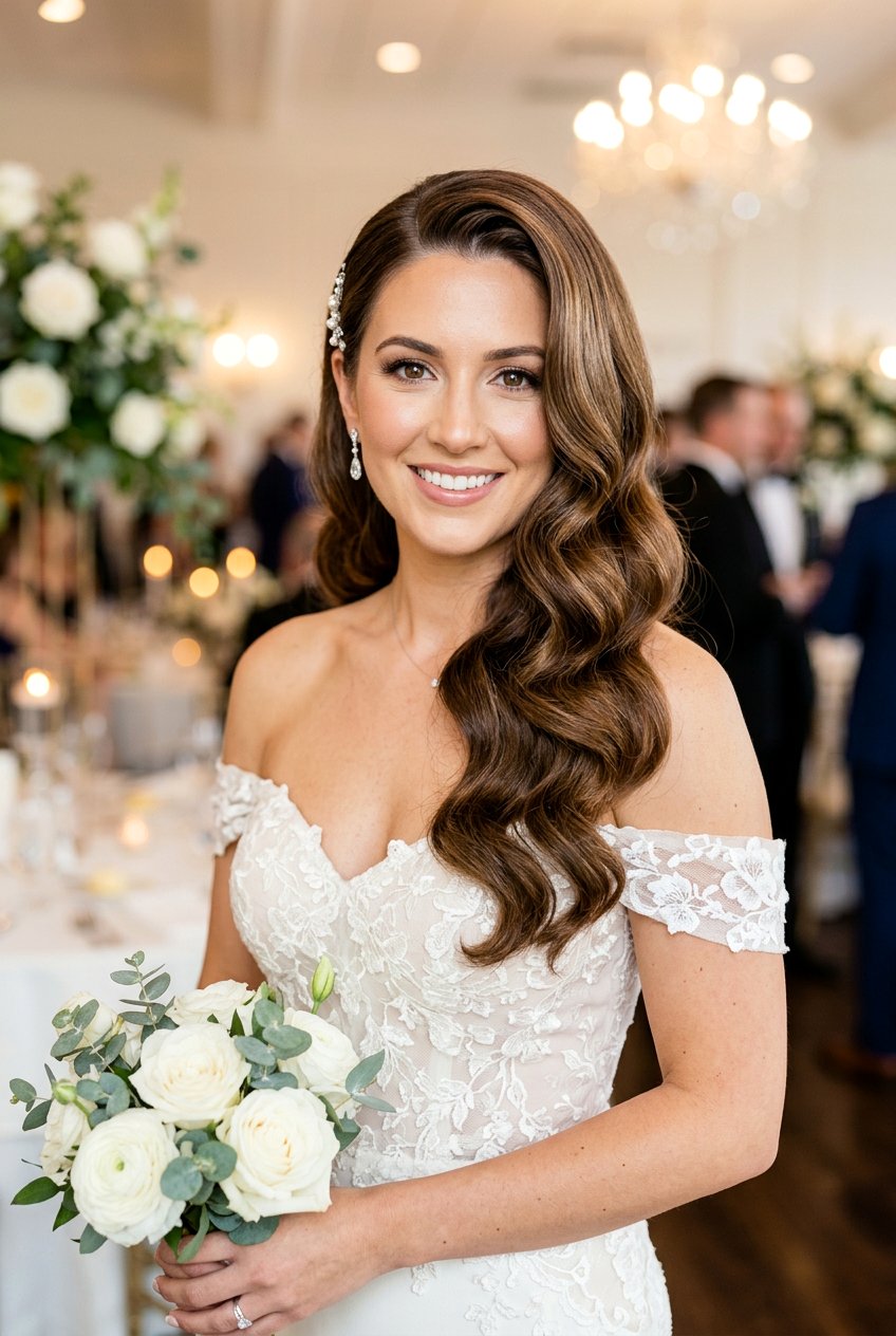 Hollywood Waves Wedding Hair - 20 wedding season hairstyles - 20 wedding season hairstyles