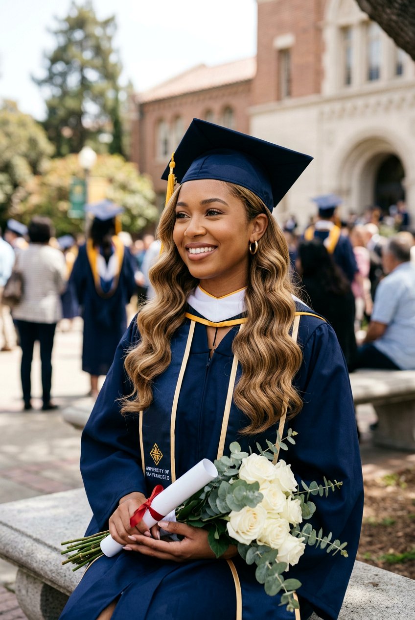 Hollywood waves for graduation - 20 graduation hairstyles - 20 graduation hairstyles