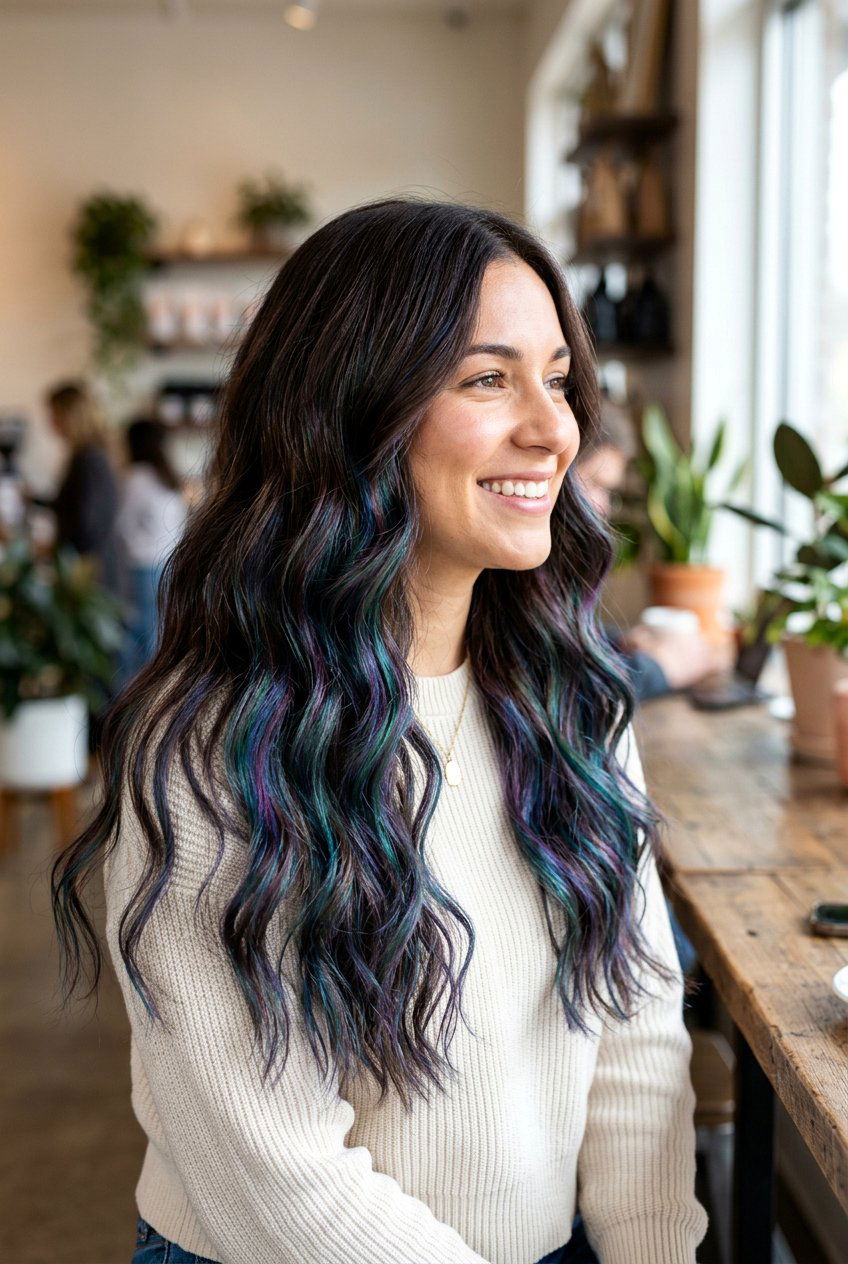 20 Dreamy Holographic Hair Color Ideas for a Magical Look