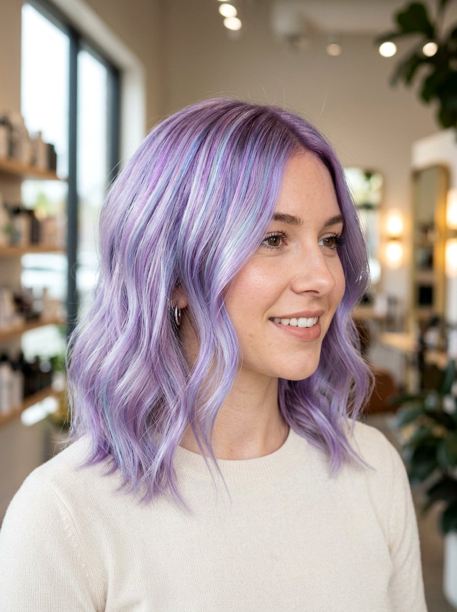 Holographic Lilac Hair Color - 20 holographic pastel hair color - 20 holographic pastel hair color