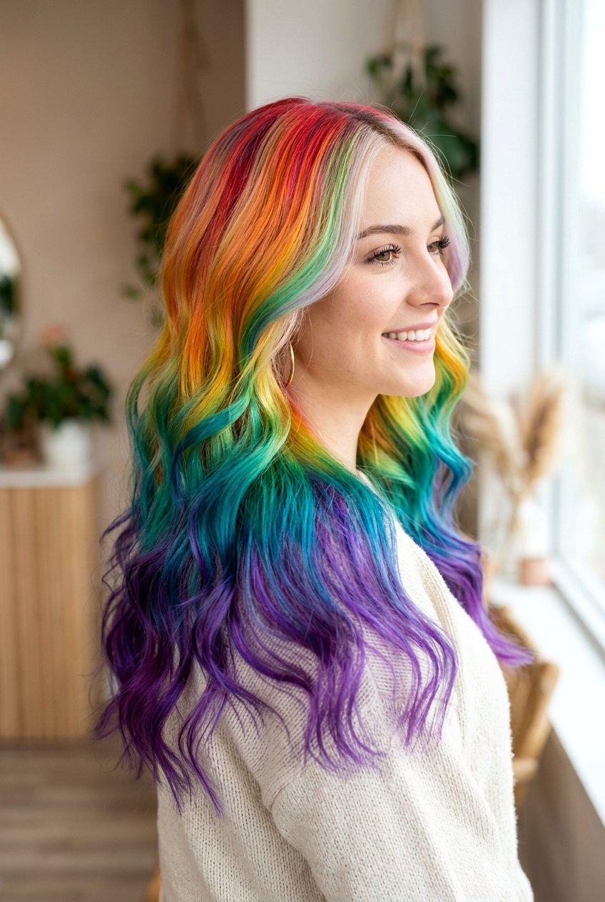 Holographic Rainbow Hair Color - 20 holographic hair color - 20 holographic hair color