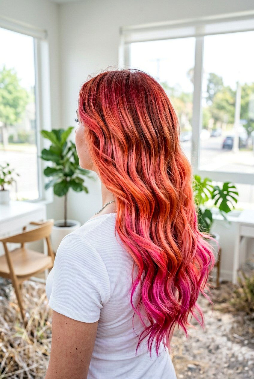 Holographic Sunset Hair Color - 20 holographic hair color - 20 holographic hair color