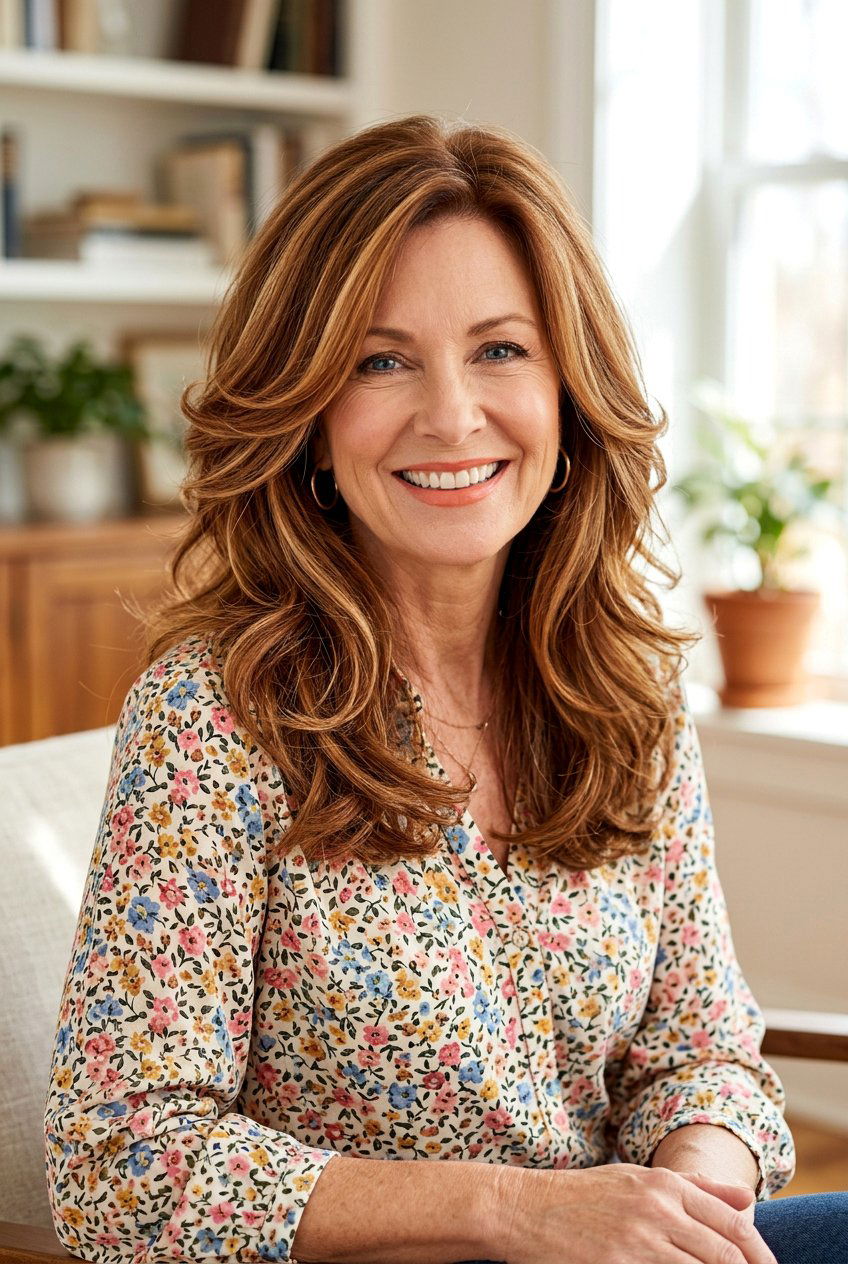 Honey Auburn Balayage For Thin Hair - 20 auburn balayage for women over 50 - 20 auburn balayage for women over 50