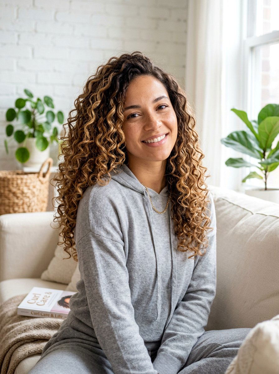 Honey Balayage Curly Hair Maintenance Tips - 20 honey balayage for curly hair - 20 honey balayage for curly hair