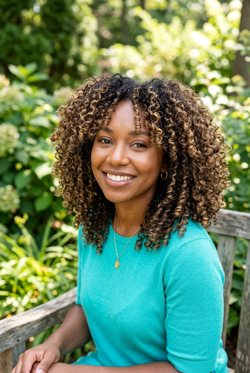 Honey Blonde Babylights On Curly Hair - 20 honey blonde babylights for mature women - 20 honey blonde babylights for mature women