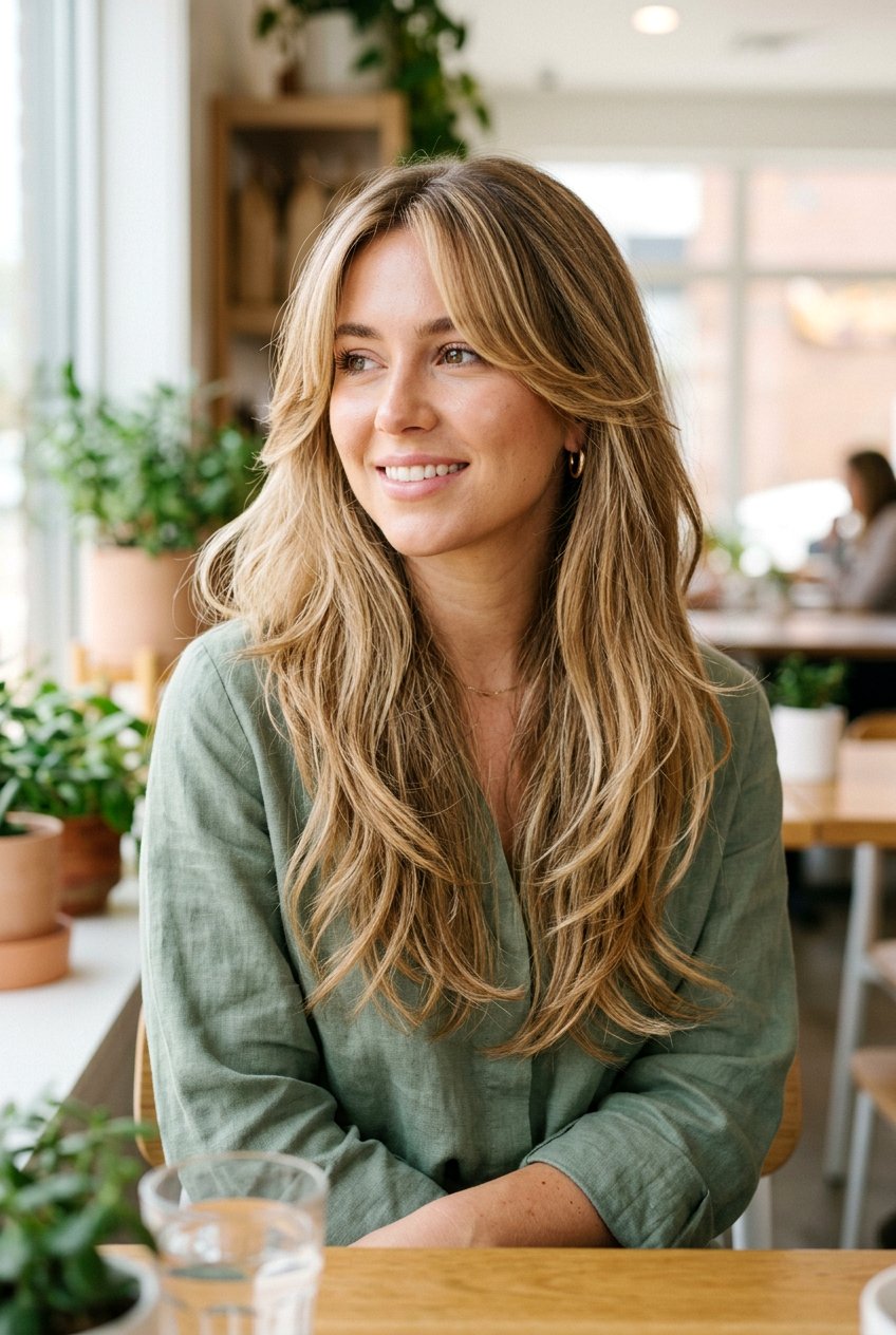 Honey Blonde Babylights On Face Framing Layers - 20 honey blonde babylights for mature women - 20 honey blonde babylights for mature women