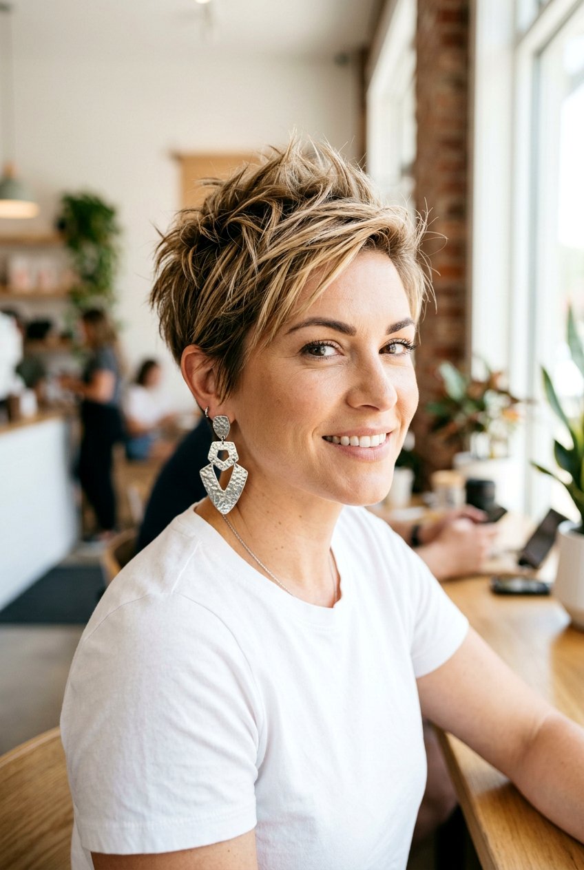 Honey Blonde Babylights On Pixie Cut - 20 honey blonde babylights for mature women - 20 honey blonde babylights for mature women