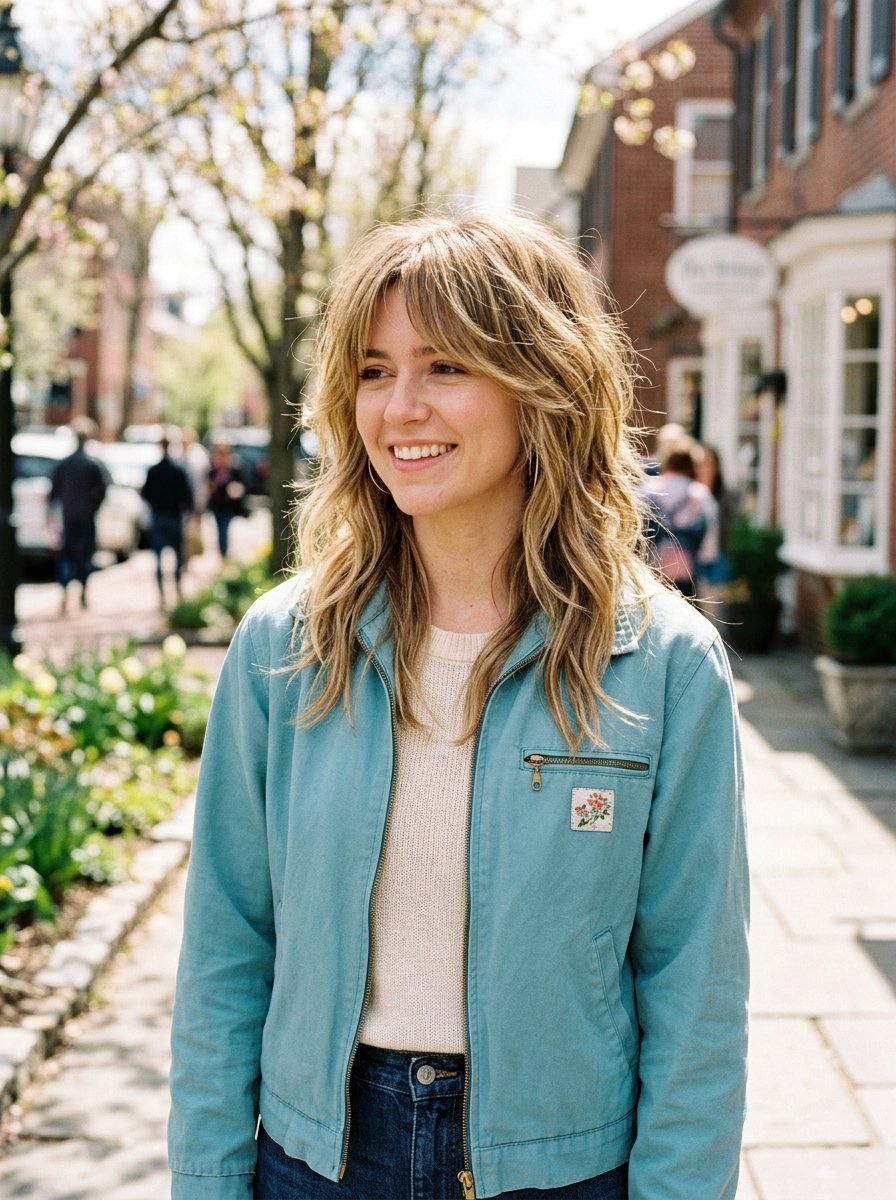 Honey Blonde Babylights On Shag Haircut - 20 spring honey blonde babylights - 20 spring honey blonde babylights