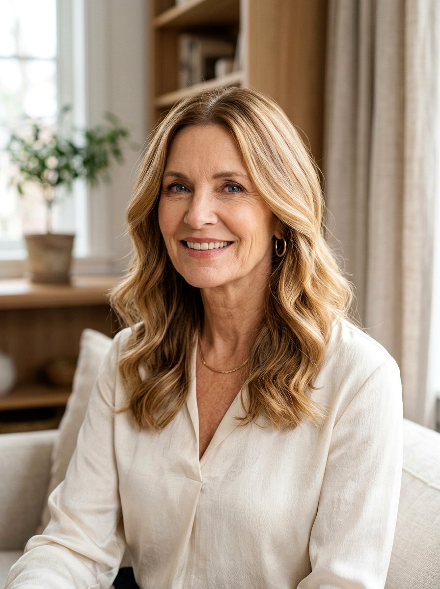 Honey Blonde Balayage - 20 youthful hair color for older women - 20 youthful hair color for older women