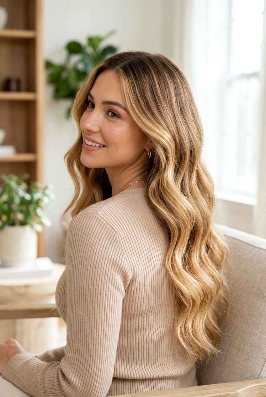 Honey Blonde Balayage - 20 summer hair color ideas - 20 summer hair color ideas