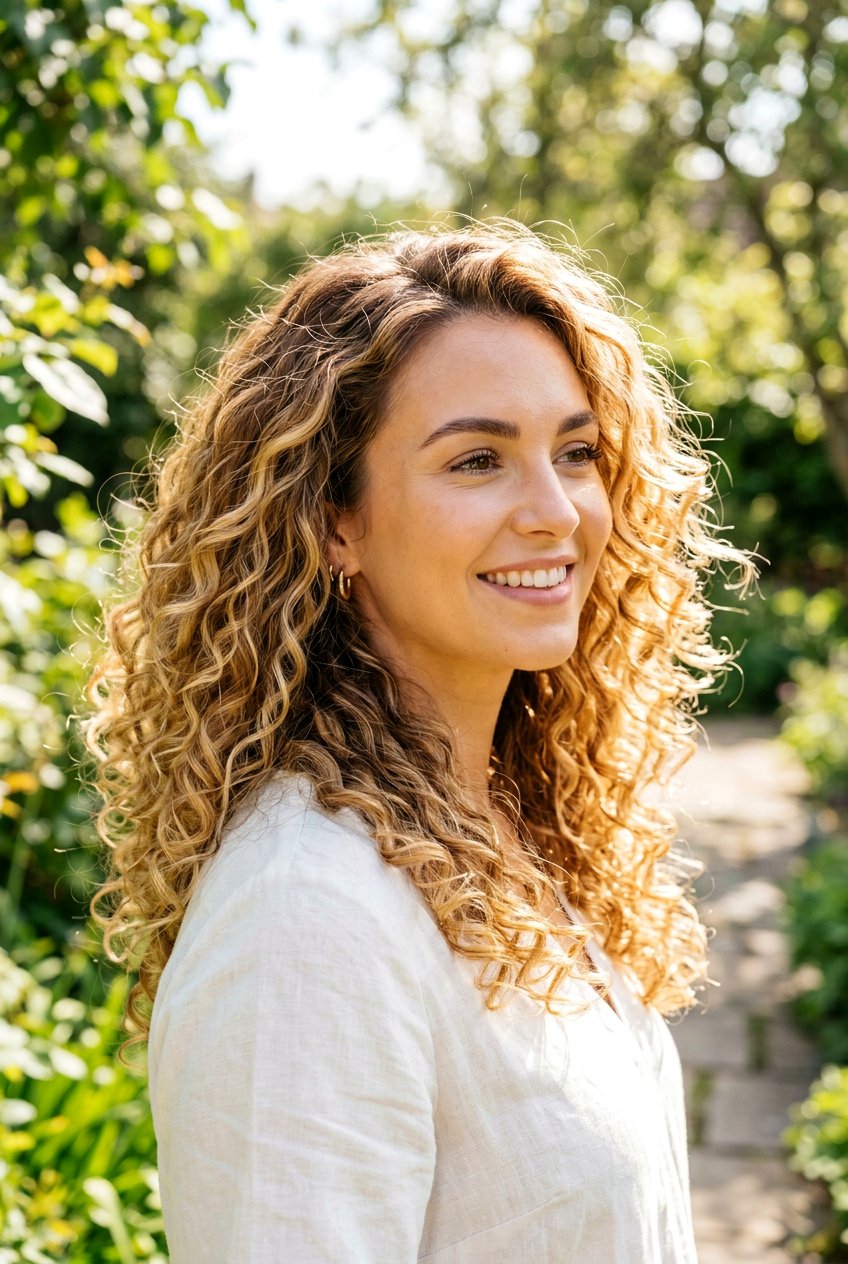 Honey Blonde Balayage Curly Hair - 20 balayage for curly hair - 20 balayage for curly hair