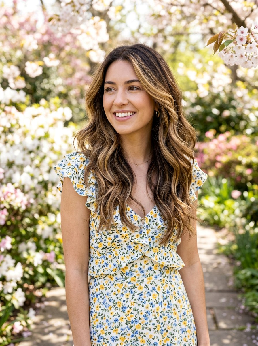 Honey Blonde Balayage For Brunettes - 20 spring balayage for brunettes - 20 spring balayage for brunettes