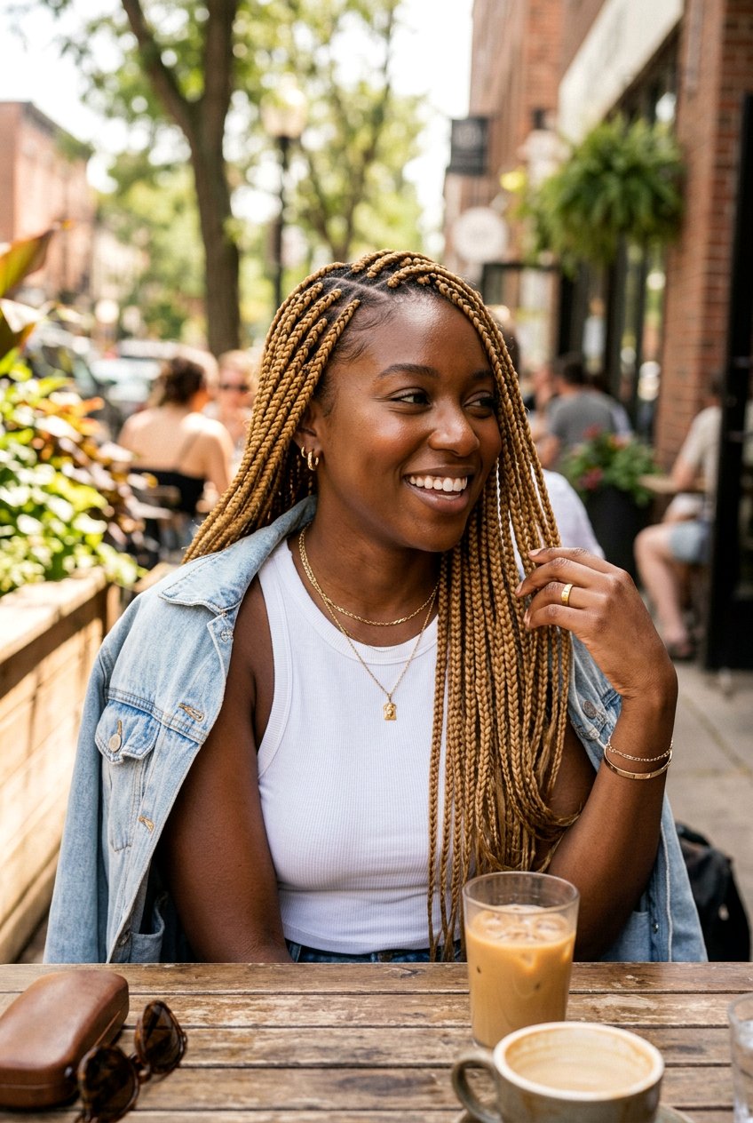Honey Blonde Braids On Dark Skin - 20 blonde hair color for dark skin - 20 blonde hair color for dark skin