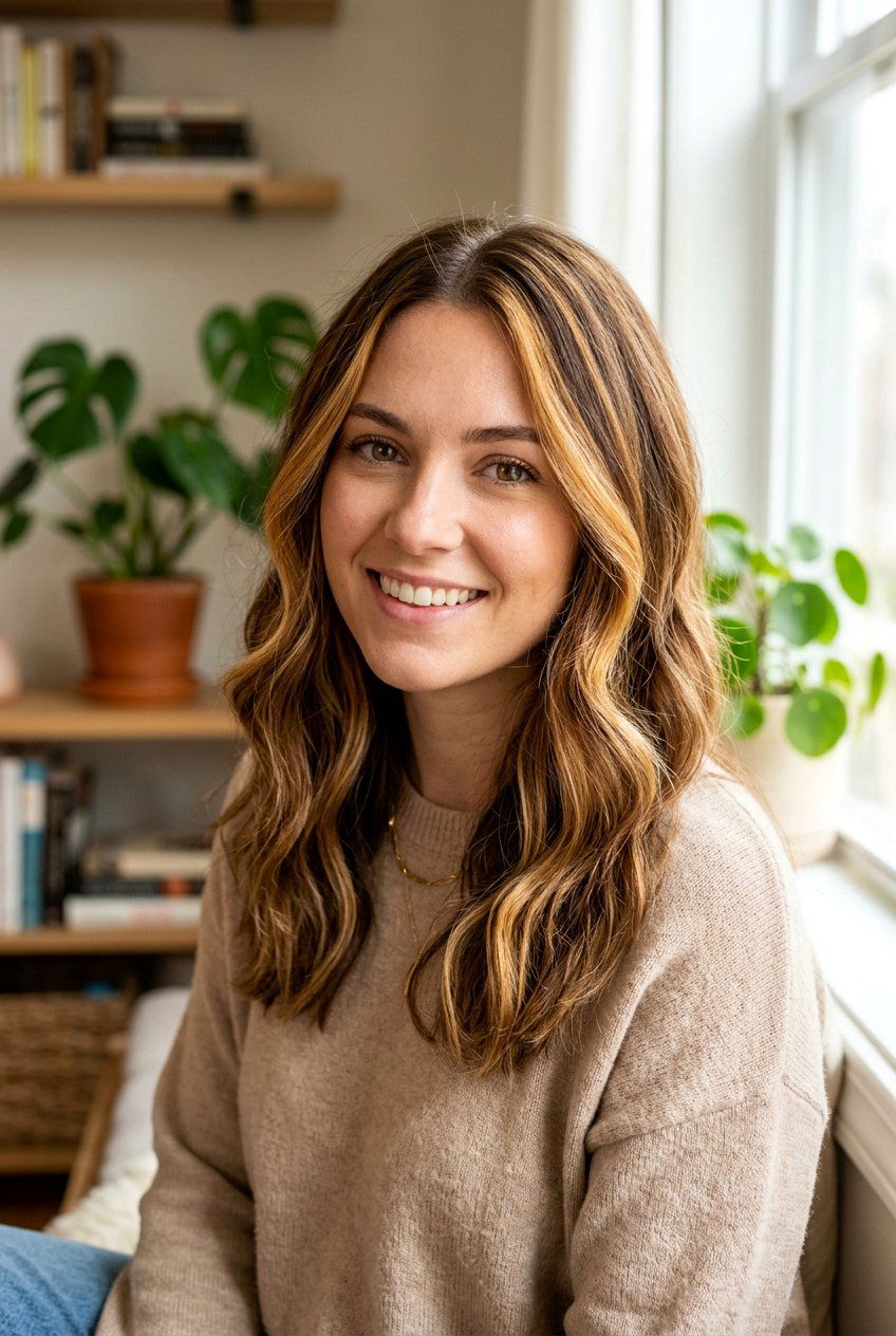 Honey Blonde Chunky Highlights Brunette - 20 chunky highlights hair - 20 chunky highlights hair